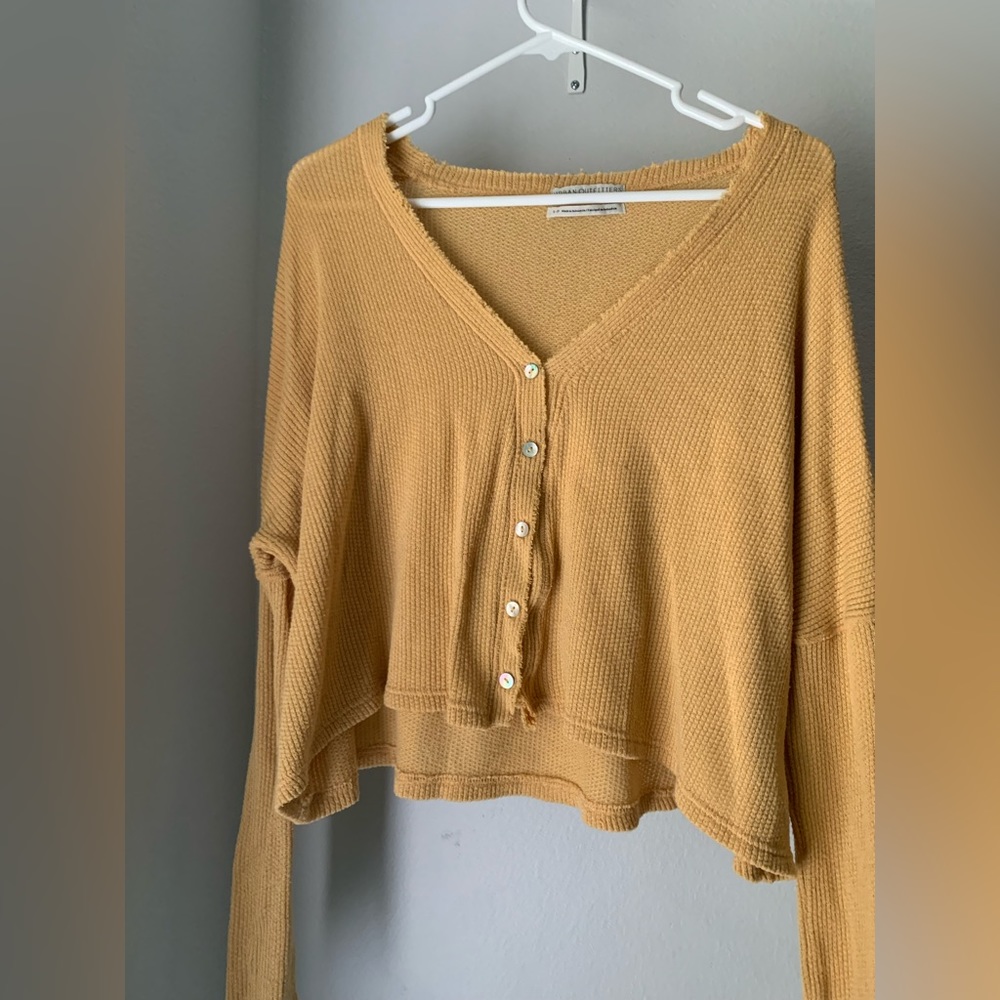 Yellow light sweater